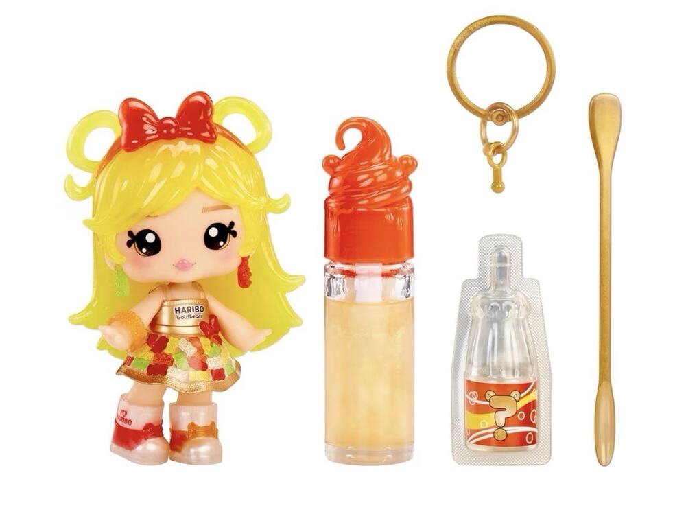 Yummiland x HARIBO Goldbears Sweetie Bears Lip Gloss Doll Clip & Go NEW
